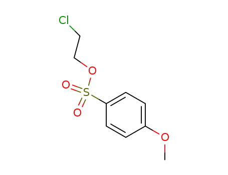 Molecular Structure of 85650-11-9 (2-chloroethyl 4-methoxybenzenesulfonate)