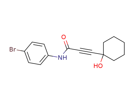 N-(4-bromophenyl)-4-cyclohexyl-4-hydroxybut-2-ynamide
