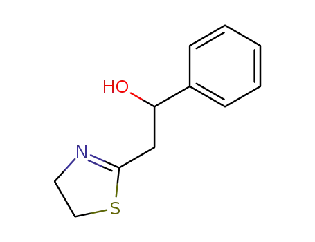Molecular Structure of 55089-92-4 (2-(4,5-dihydro-1,3-thiazol-2-yl)-1-phenyl-1-ethanol)