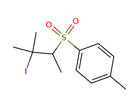 2-iodo-2-methyl-3-tosylbutane