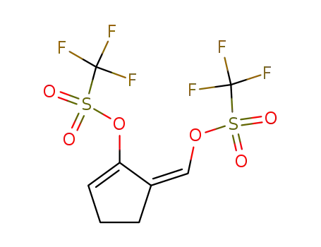 Methanesulfonic acid, trifluoro-,
[2-[[(trifluoromethyl)sulfonyl]oxy]-2-cyclopenten-1-ylidene]methyl ester,
(Z)-