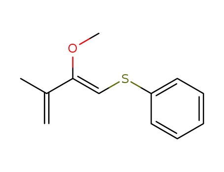 Molecular Structure of 77003-92-0 (2-methoxy-3-methyl-1-phenylthio-1,3-butadiene)