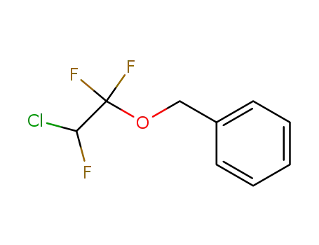Molecular Structure of 351-62-2 (Benzene, [(2-chloro-1,1,2-trifluoroethoxy)methyl]-)