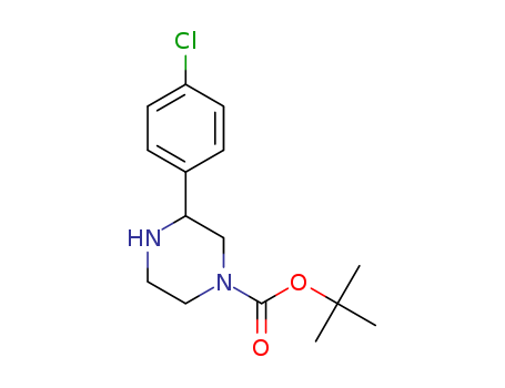 1-Piperazinecarboxylic acid, 3-(4-chlorophenyl)-, 1,1-dimethylethyl ester