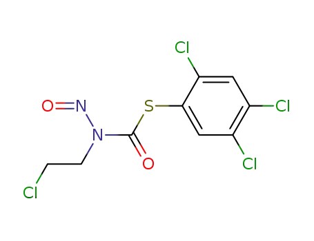 Carbamothioic acid, (2-chloroethyl)nitroso-, S-(2,4,5-trichlorophenyl)
ester
