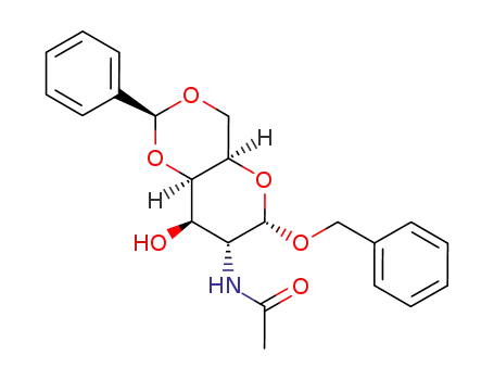 benzyl 2-acetamide-4,6-O-benzylidene-2-deoxy-α-D-galactopyranoside