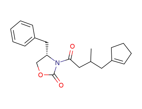 (4S)-3-(4-(1-cylopentenyl)-3-methyl-1-oxobutyl)-4-(phenylmethyl)-2-oxazolidinone