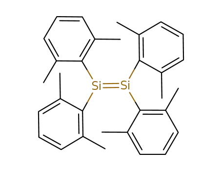 Molecular Structure of 80593-68-6 (Disilene, tetrakis(2,6-dimethylphenyl)-)