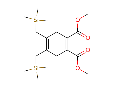 4,5-Bis-trimethylsilanylmethyl-cyclohexa-1,4-diene-1,2-dicarboxylic acid dimethyl ester