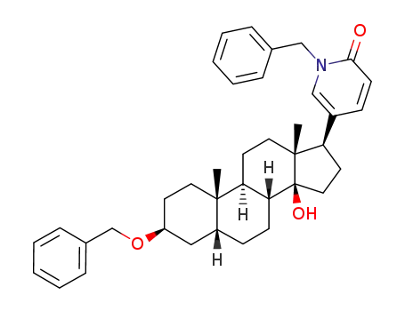 3β-(benzyloxy)-14β-hydroxy-17β-<1-benzyl-2-hydroxy-5-pyridyl>-5β-androstane