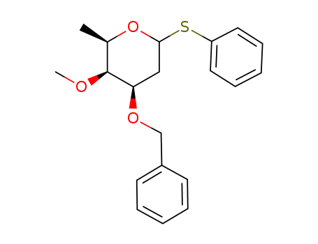 (2R,3S,4R)-4-Benzyloxy-3-methoxy-2-methyl-6-phenylsulfanyl-tetrahydro-pyran