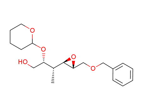 (2R<sup>*</sup>,3S<sup>*</sup>,4R<sup>*</sup>,5R<sup>*</sup>)-6-benzyloxy-4,5-epoxy-3-methyl-2-(2-tetrahydropyranyloxy)-1-hexanol