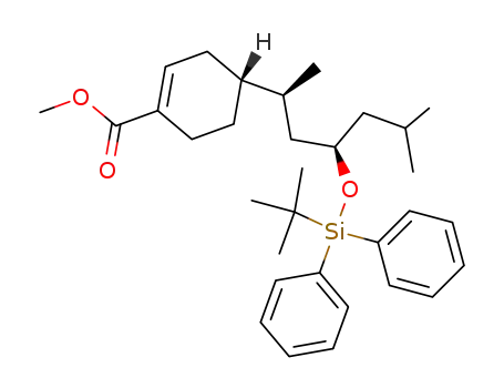 (R)-4-[(1S,3R)-3-(tert-Butyl-diphenyl-silanyloxy)-1,5-dimethyl-hexyl]-cyclohex-1-enecarboxylic acid methyl ester