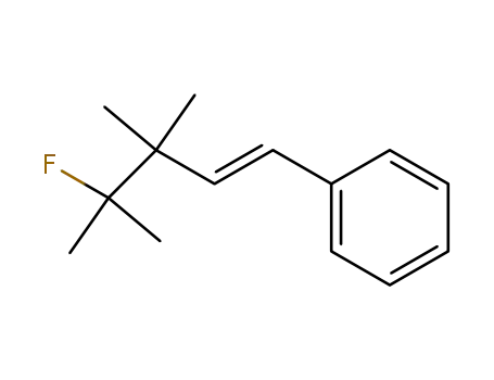 trans-4-fluoro-1-phenyl-3,3,4-trimethyl-1-pentene