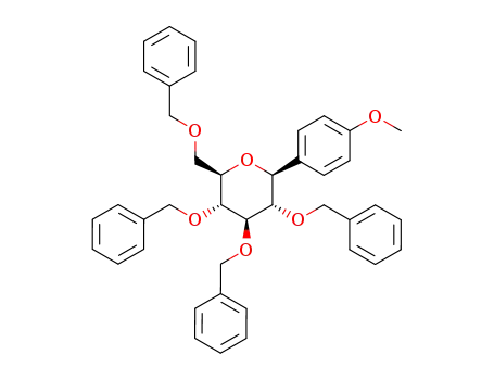 2,3,4,6-tetra-O-benzyl-1-deoxy-1-(4-methoxyphenyl)-β-D-glucopyranose