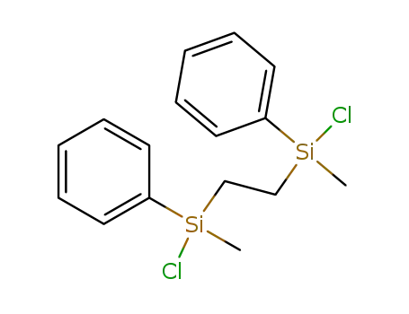 Molecular Structure of 17937-48-3 (Silane, 1,2-ethanediylbis[chloromethylphenyl-)