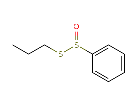 Molecular Structure of 69857-02-9 (Benzenesulfinothioic acid, S-propyl ester)
