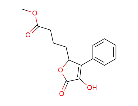 methyl 4-(4-hydroxy-5-oxo-3-phenyl-2,5-dihydro-2-furyl)butyrate