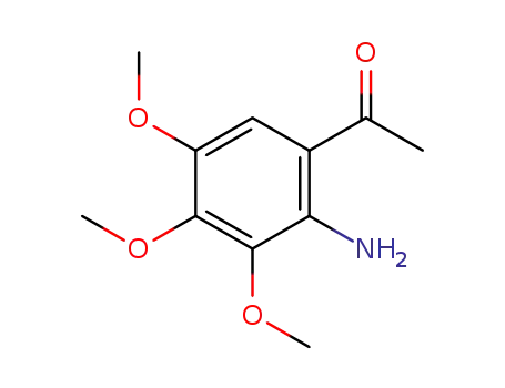 Molecular Structure of 42465-69-0 (1-(2-Amino-3,4,5-trimethoxyphenyl)ethanone)