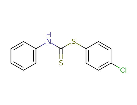 Molecular Structure of 21167-85-1 (4-chlorophenyl phenyldithiocarbamate)