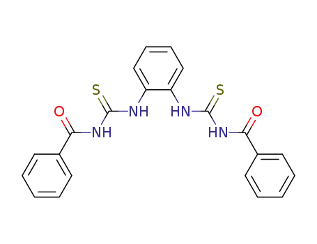 Molecular Structure of 87874-16-6 (N-benzoyl-N'-(2-{[(benzoylamino)carbothioyl]amino}phenyl)thiourea)