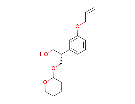 (S)-2-<3-(allyloxy)phenyl>-3-<(tetrahydropyran-2-yl)oxy>propan-1-ol
