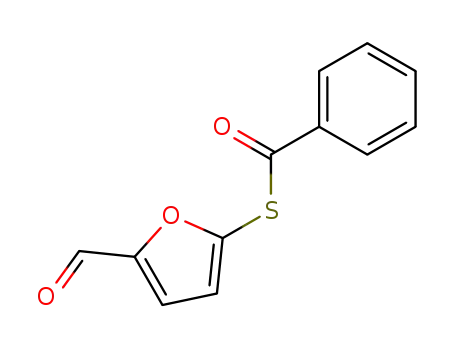 Benzenecarbothioic acid, S-(5-formyl-2-furanyl) ester