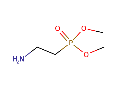 Molecular Structure of 50488-49-8 (aminoethylphosphonate dimethyl ester)