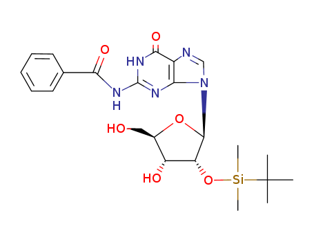 Guanosine, N-benzoyl-2'-O-[(1,1-dimethylethyl)dimethylsilyl]-(72409-43-9)