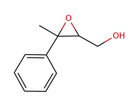 Molecular Structure of 866457-94-5 (rac-(3-methyl-3-phenyloxiran-2-yl)methanol)