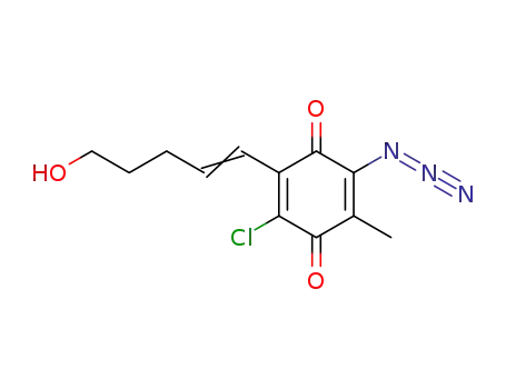 5-acido-2-chloro-3-(5-hydroxy-1-pentenyl)-6-methyl-1,4-benzoquinone