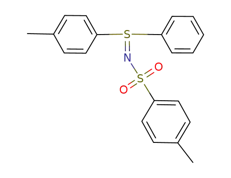 Molecular Structure of 24702-37-2 (S-(p-tolyl)-S-phenyl-N-(p-tolylsulfonyl)sulfilimine)