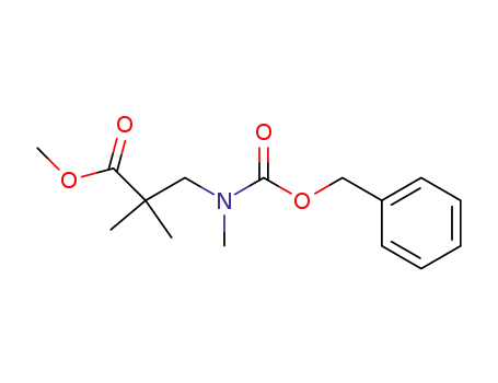 Propanoic acid,
2,2-dimethyl-3-[methyl[(phenylmethoxy)carbonyl]amino]-, methyl ester