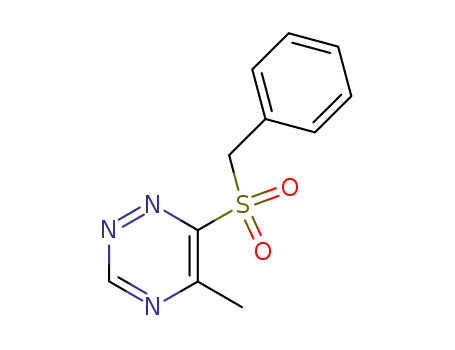 6-(benzylsulfonyl)-5-methyl-1,2,4-triazine