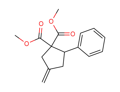 1,1-Dimethyl 4-methylene-2-phenyl-1,1-cyclopentanedicarboxylate