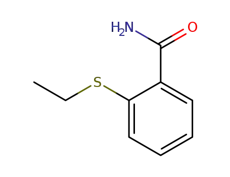 Molecular Structure of 54705-17-8 (Benzamide, 2-(ethylthio)-)