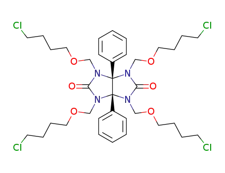 Imidazo[4,5-d]imidazole-2,5(1H,3H)-dione,
1,3,4,6-tetrakis[(4-chlorobutoxy)methyl]tetrahydro-3a,6a-diphenyl-, cis-