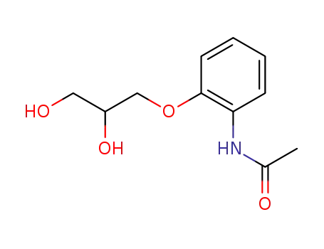 Molecular Structure of 63905-15-7 (2'-(2,3-Dihydroxypropyloxy)acetanilide)