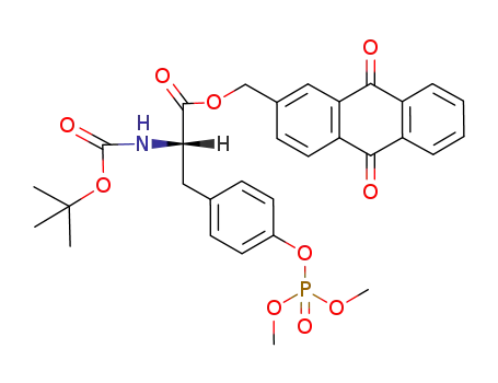 N<sup>α</sup>-(tert-butoxycarbonyl)-O-(dimethylphosphono)tyrosine anthraquinon-2-ylmethyl ester