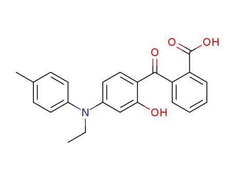 Benzoic acid, 2-[4-[ethyl(4-methylphenyl)amino]-2-hydroxybenzoyl]-