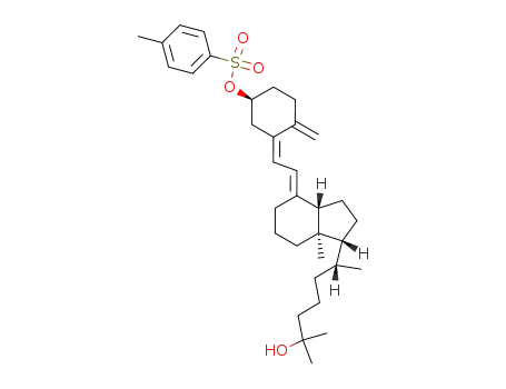 Toluene-4-sulfonic acid (S)-3-[2-[(1R,3aS,7aR)-1-((R)-5-hydroxy-1,5-dimethyl-hexyl)-7a-methyl-octahydro-inden-(4E)-ylidene]-eth-(Z)-ylidene]-4-methylene-cyclohexyl ester