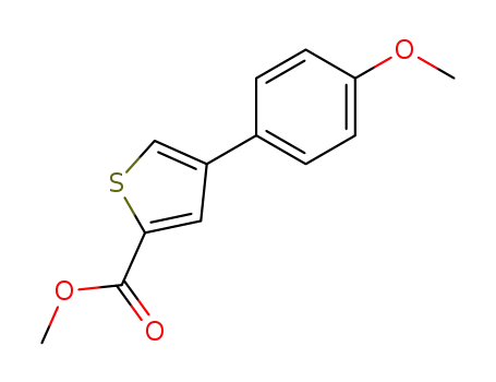 2-Thiophenecarboxylic acid, 4-(4-methoxyphenyl)-, methyl ester