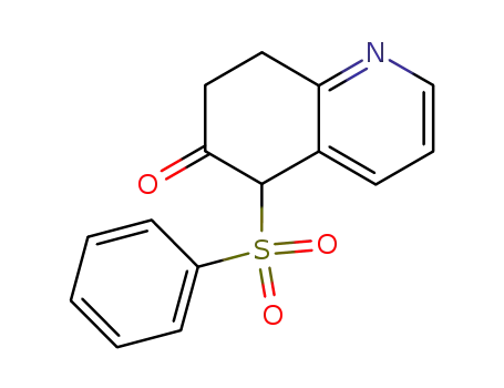 Molecular Structure of 76915-84-9 (5-(Phenylsulfonyl)-6-oxo-5,6,7,8-tetrahydroquinoline)