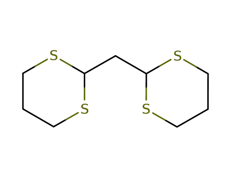 Molecular Structure of 14947-51-4 (BIS(1,3-DITHIAN-2-YL)METHANE)