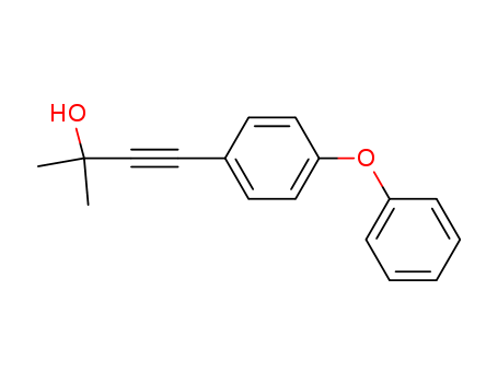 3-Butyn-2-ol, 2-methyl-4-(4-phenoxyphenyl)-