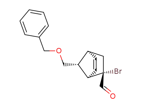 Bicyclo[2.2.1]hept-5-ene-2-carboxaldehyde,
2-bromo-7-[(phenylmethoxy)methyl]-, (1R,2S,4S,7R)-