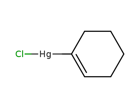 Molecular Structure of 10080-39-4 (chloro(cyclohex-1-en-1-yl)mercury)