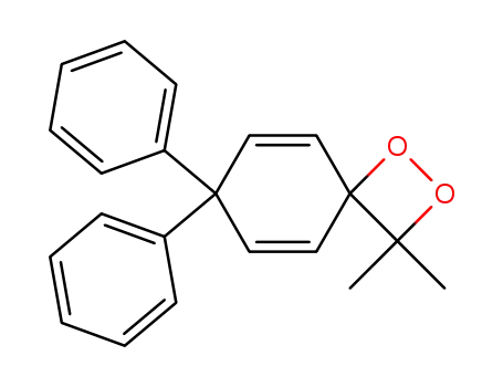 3,3-dimethyl-7,7-diphenyl-1,2-dioxaspiro<3,5>nona-5,8-diene