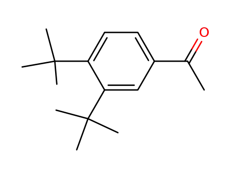 Molecular Structure of 1144-38-3 (Ethanone, 1-[3,4-bis(1,1-dimethylethyl)phenyl]-)