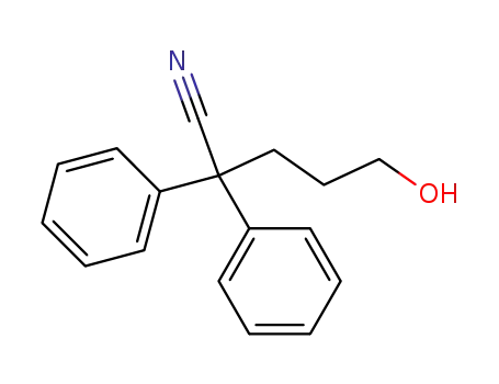 5-hydroxy-2,2-diphenylpentanenitrile